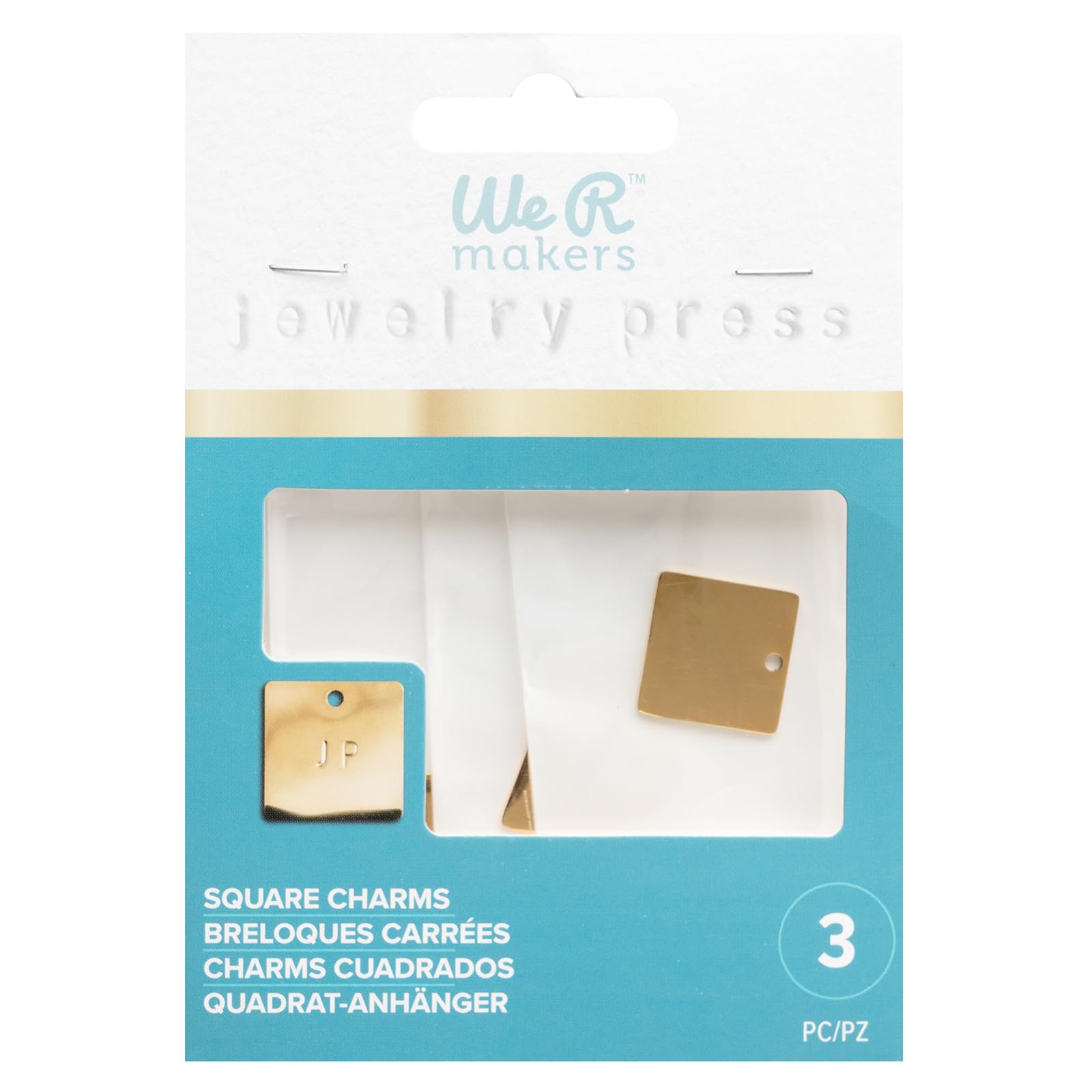 Artemio WR 3 Square Charms Jewellery Press 60000641