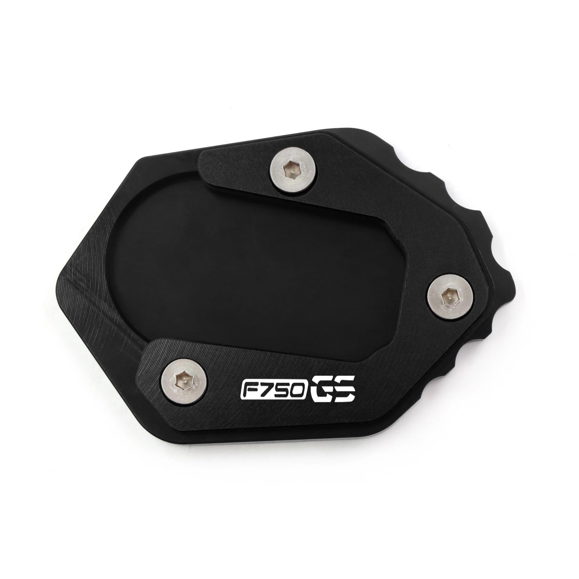 Extension béquille latérale CNC moto F850 GS avec semelle élargie anti-dérapante Black-A