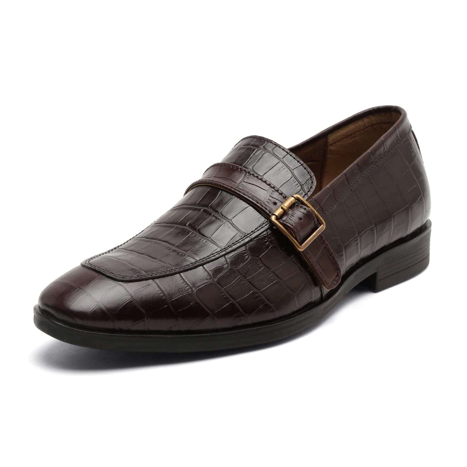 LOUIS STITCH Mens American Brown Italian Leather Shoes Handmade Slip Ons Style Formal Moccasins Loafer for Men Officewear (MCCC) (Size- 6 UK) (B0B4WN3NG6) Amazon Price History, Amazon Price Tracker