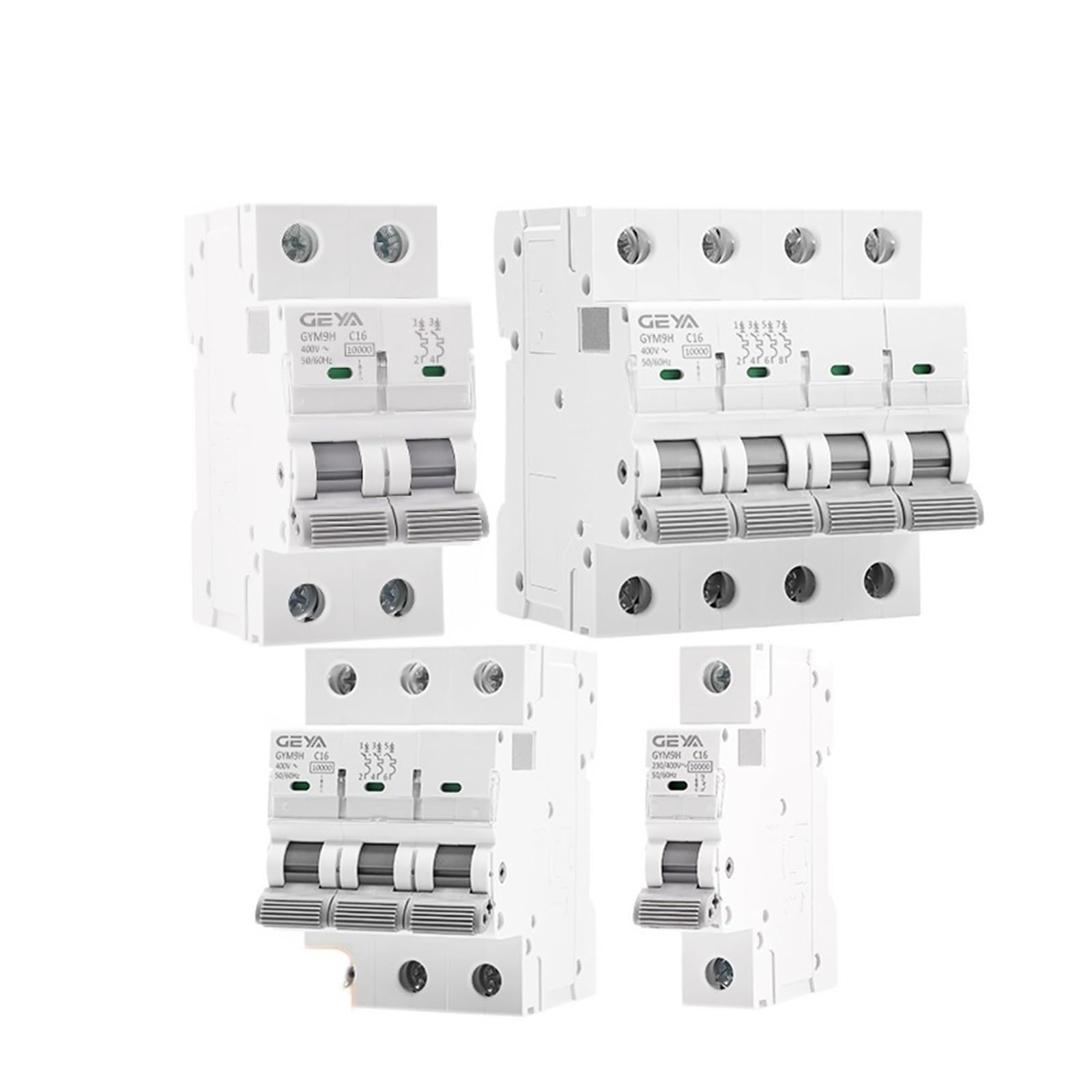 Disjoncteur 10KA courbe C 63A tetrapolaire pour protection tableau electrique