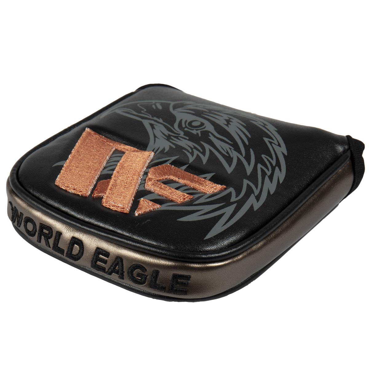 【美品】ワールドイーグル 45インチ 長尺マレット パター カバー付き WORLD EAGLE 長尺マレットパター WE-BSPT1-TD 女性の方もご使用