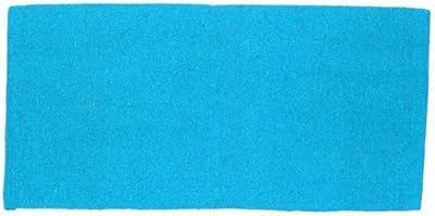 Tough 1 Solid Acrylic Saddle Blanket Turquoise 32X3