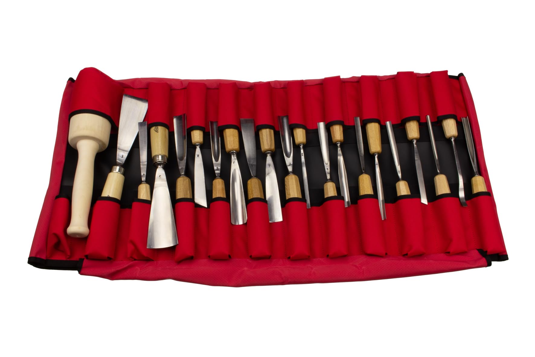 Stubai 560221 - Set de cinceles para madera (21 piezas)