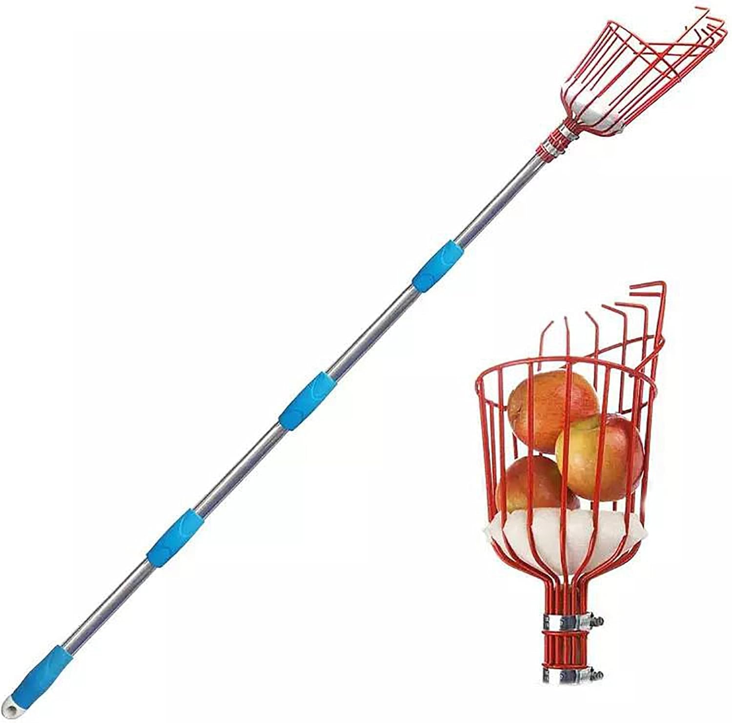 JinKeHong Fruit Picker Tool, Telescoping Fruit Picker with