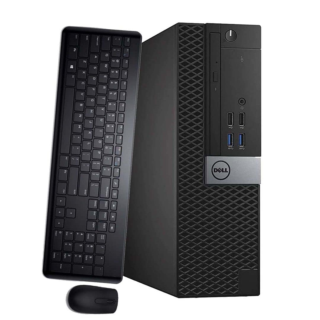 Dell Optiplex 3040 SFF Desktop, Intel Core i3-6100, 8 GB di RAM, SSD da 256 GB, Wi-FI, Bluetooth, tastiera QWERTY americana, Windows 11 Pro (ricondizionato)