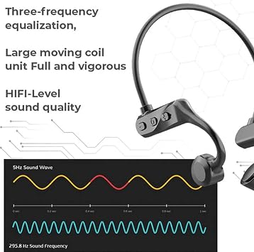 Wireless Bone Conduction Headphones,Sports Headset Blue Tooth 5.0