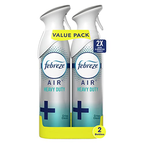 Febreze AIR Effects Air Freshener Heavy Duty Crisp Clean (2 Count, 17.6 oz)