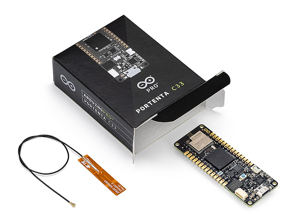 Arduino Portenta C33 [ABX00074] - Modulo IoT ad alte prestazioni ed economico con Arm Cortex-M33, Wi-Fi e Bluetooth, sicurezza di livello industriale e supporto MicroPython