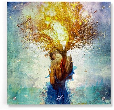 Epic Art 'Forgiveness' by Mario Sanchez Nevado, Acrylic Glass Wall Art, 36"x36"