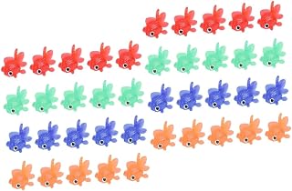 Ipetboom 48 Peças De Plástico Macio Para Banheira De Brinquedo De Peixinho Dourado Brinquedos De Banho Para Tigelas De Peixes Para Peças Centrais Modelo De Peixinho Dourado Falso Brinquedo