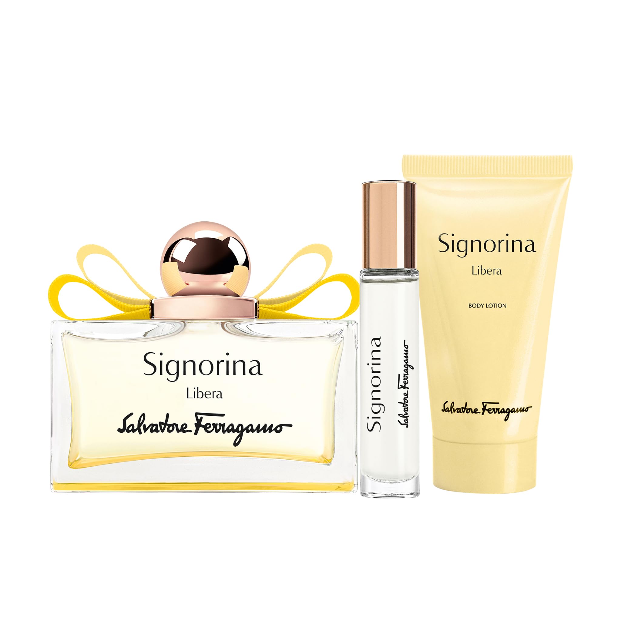 Ferragamo Signorina Libera Set (Eau de Parfum 100ml + 10ml + Body Lotion 50ml)-picture-20