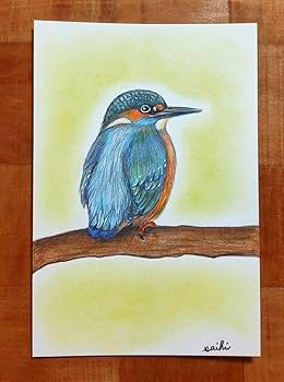 カワセミ（油絵）サイズ＝Ｆ6 カワセミ（油絵）サイズ＝F6