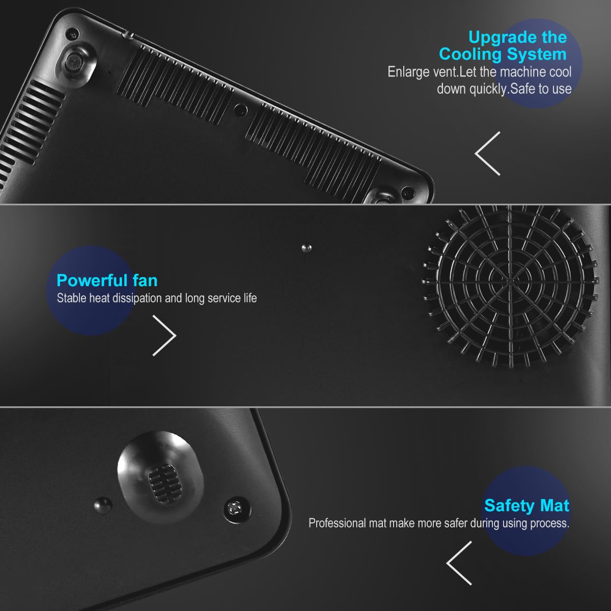 Placa Inducción Portatil AMZCHEF, placa de inducción de 2000 W con con diseño ultrafino, 20 niveles de temperatura y 20 ajustes de potencia, cronómetro de 3 horas, cerradura de seguridad, negro
