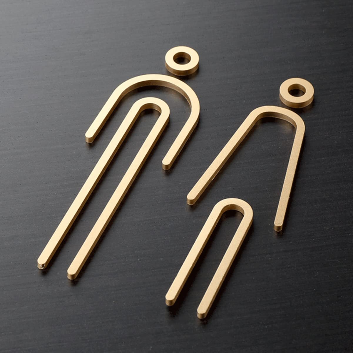 Juego de letreros modernos para puerta de baño con figuras de hombres y mujeres, decoración de pared para el hogar u oficina