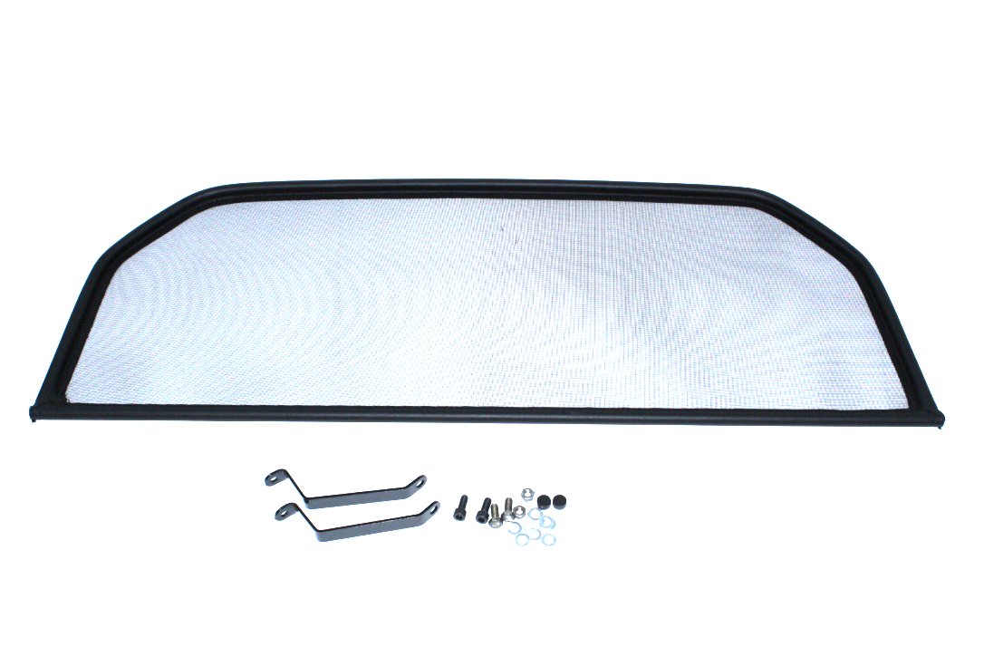 GermanTuningParts Wind Deflector for Triumph Spitfire (1962-1980) - Foldable - Black | Windstop | Wind Blocker