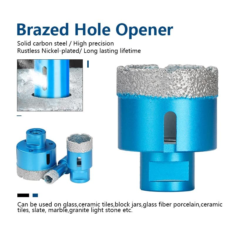 1 szt. M14 lutowany gwint próżniowy diamentowa wiertło do płytek ceramiczne wiertło do płytek do marmuru granitu, 42 mm