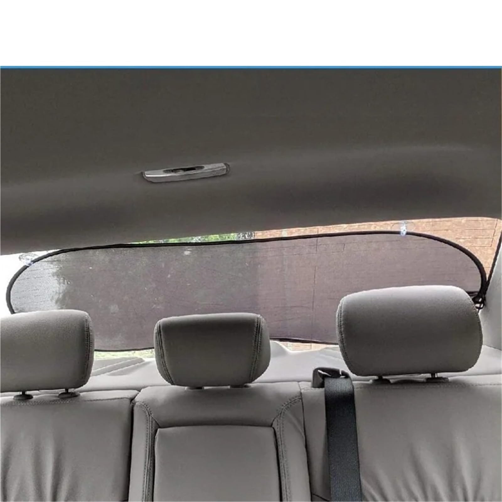 Parasoles Coche Parasol De Coche Protección UV Plegable para Ventana Trasera 100x50cm Visera Malla Universal con Ventosas
