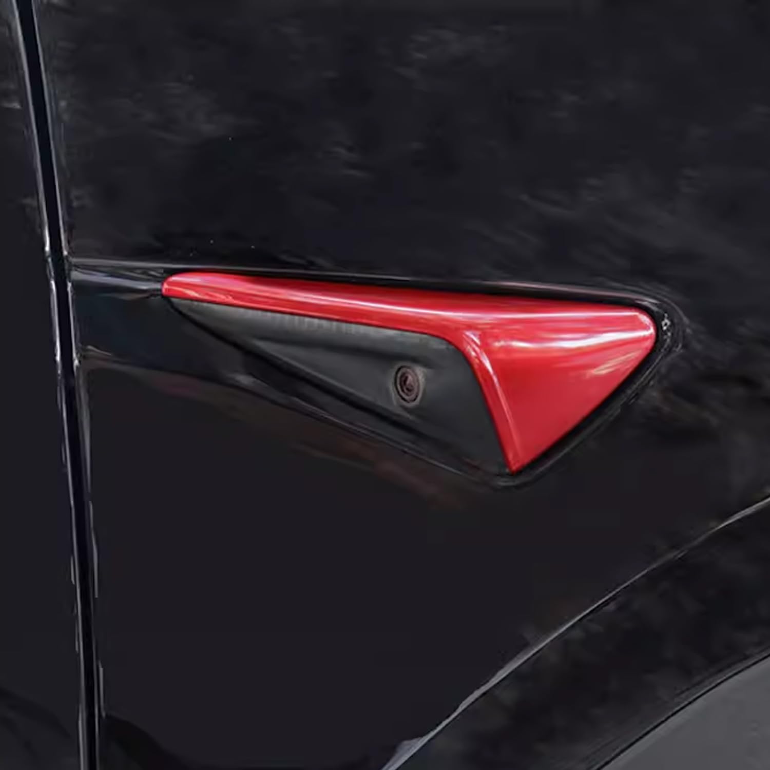 Turn Signal Side Camera Protection Cover Fit for Tesla Model 3 Model Y Exterior Decoration Car Accessories ABS Red