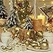 Sea Team 77-Pack Assorted Shatterproof Christmas Balls Christmas Ornaments Set Decorative Baubles Pendants with Reusable Hand-held Gift Package for Xmas Tree (Gold)