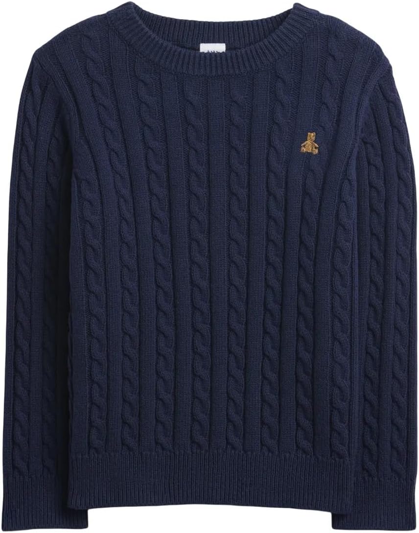 GAP Baby-Boys Cable Crewneck Sweater