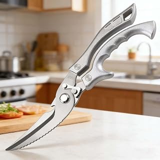 Kitchen Shears Heavy Duty,Meat Scissors Dishwasher Safe for Meat Cutting Poultry Scissors for Thanksgiving Day