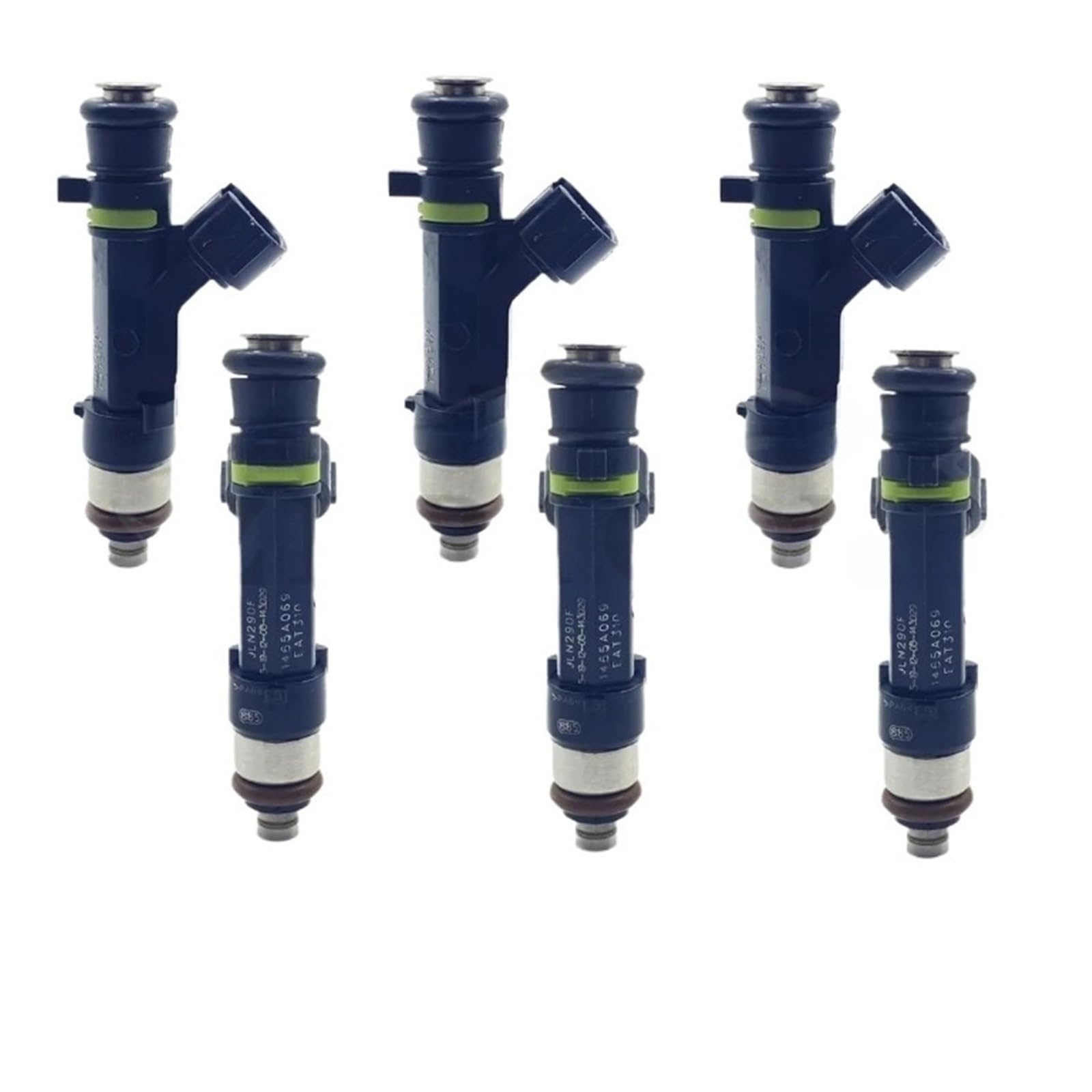 Hutianbrt One Color 6Pcs 1465A069 Fuel Injectors Compatible For Mitsubishi Pajero 3.8 V6 2006 Engine Parts Injection Nozzle Eat310 1465A066