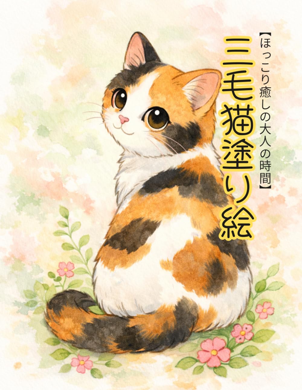 三毛猫塗り絵: ほっこり癒しの大人時間