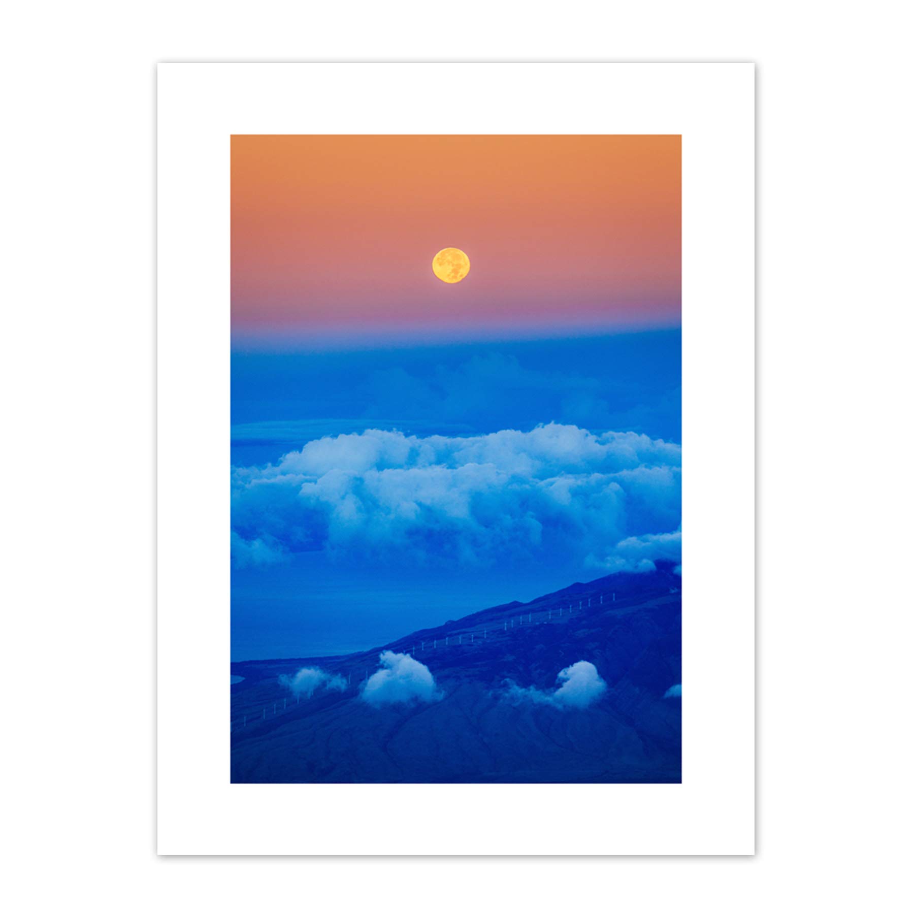 Repponen Haleakala Volcano Moon Canvas Wall Art Print
