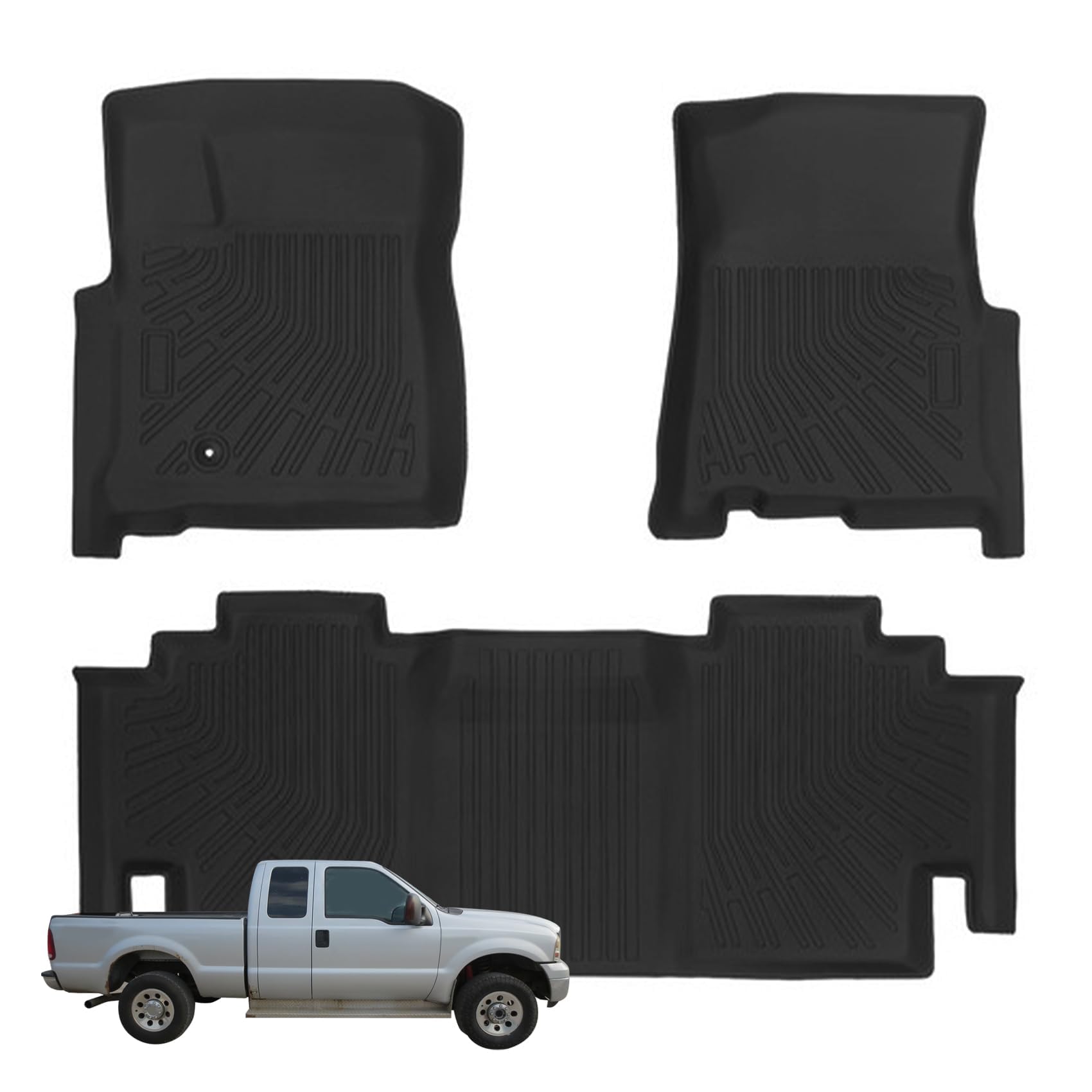 Photo 1 of Priprilod Floor Mats for Ford F-250/F-350/F-450/F-550 Super Duty 1999-2007