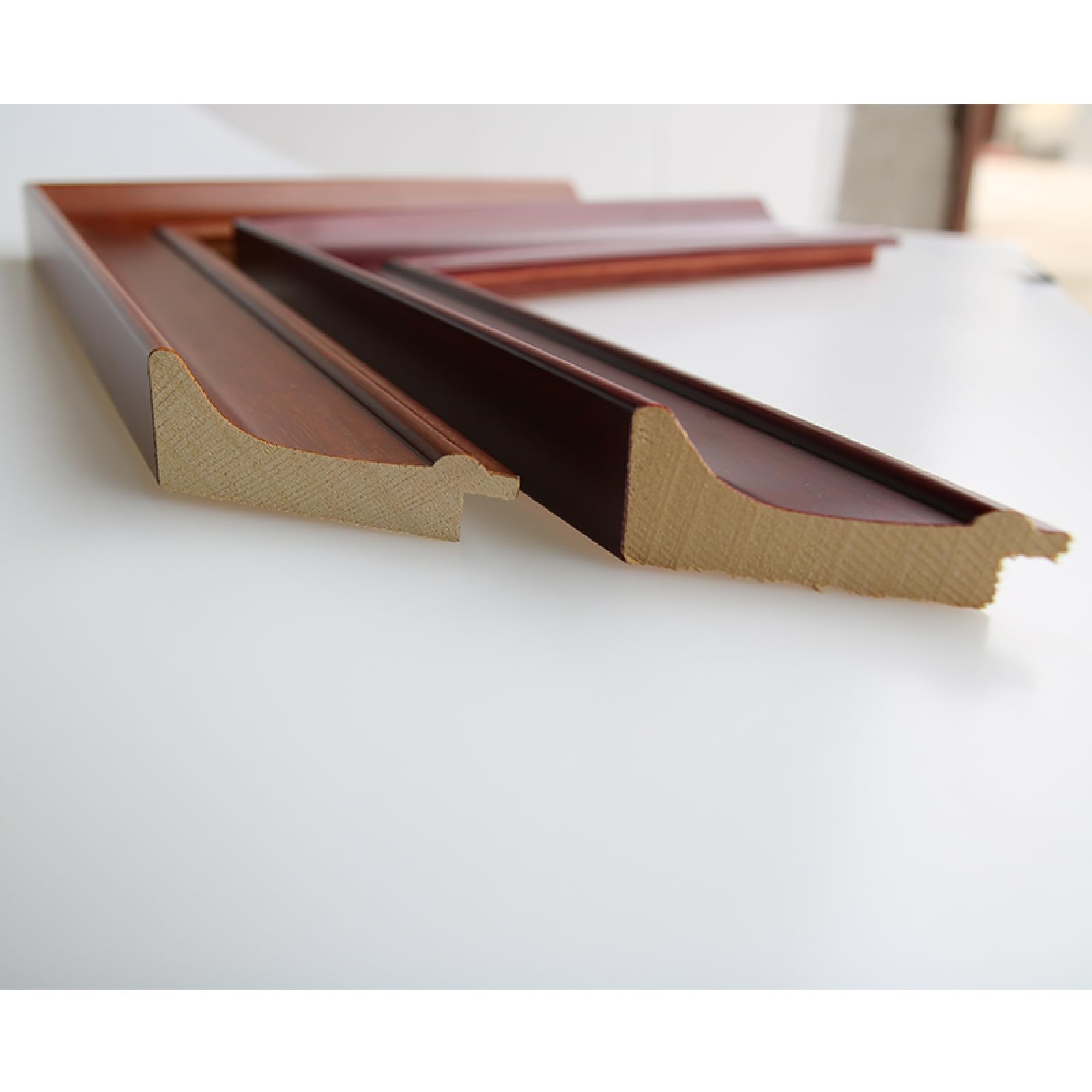 Fotorahmen Wohnkultur Massivholz Dunkelrote Wand 20,5 × 30,5 cm