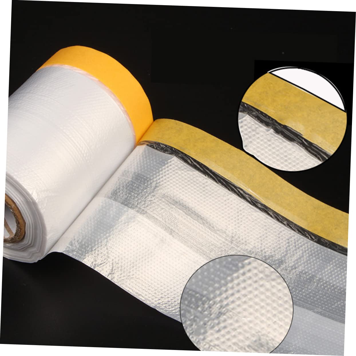 PRETYZOOM 25M Protective Film Car Masking Tape Sticker Easy Installation Scratch Cover for DIY Auto Motorcycle and Furniture