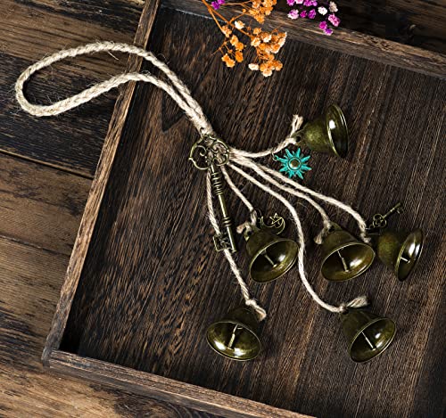 2-Pieces-Witch-Bells-for-Door-Knob-for-Protection-Witch-Wind-Chimes-Door-Hanger-Hanging-Witch-Bells-Magic-Witchcraft-Wicca-Supplies-for-Home-ProtectionAlloy-Vintage-Bell 2 Pieces Witch Bells for Door Knob for Protection Witch Wind Chimes Door Hanger Hanging Witch Bells Magic Witchcraft Wicca Supplies for Home ProtectionAlloy Vintage Bell