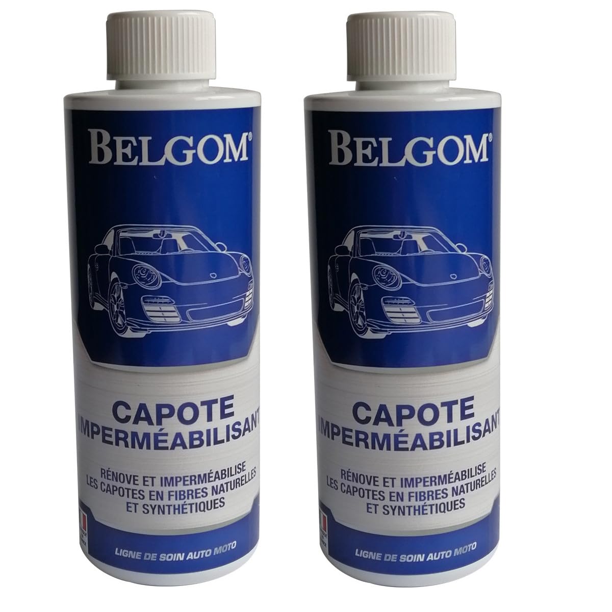 Générique - PROMO 2 X NETTOYANT RENOVATEUR DE CAPOTES BELGOM 500ML INCOLORE IMPERMEABILISANT