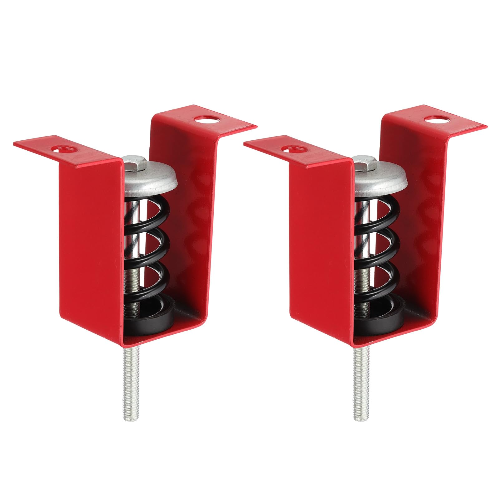 PATIKIL Supporti Antivibranti A Soffitto Con Isolatore A Molla, 2 Pezzi 80kg Supporti Meccanici Antivibrazione Per A/C Processore D’Aria Camera Da Letto Home Theater Studio,(HV) Rosso