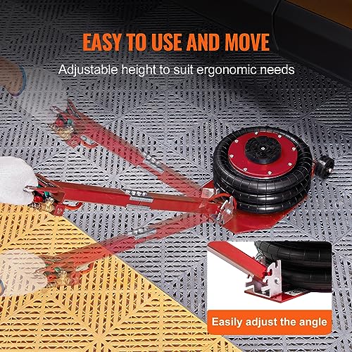 VEVOR Pneumatischer Wagenheber Triple Bag Air Jack 3 t, Dreifachbeutel Luftheber 140-450 mm Hubhöhe...