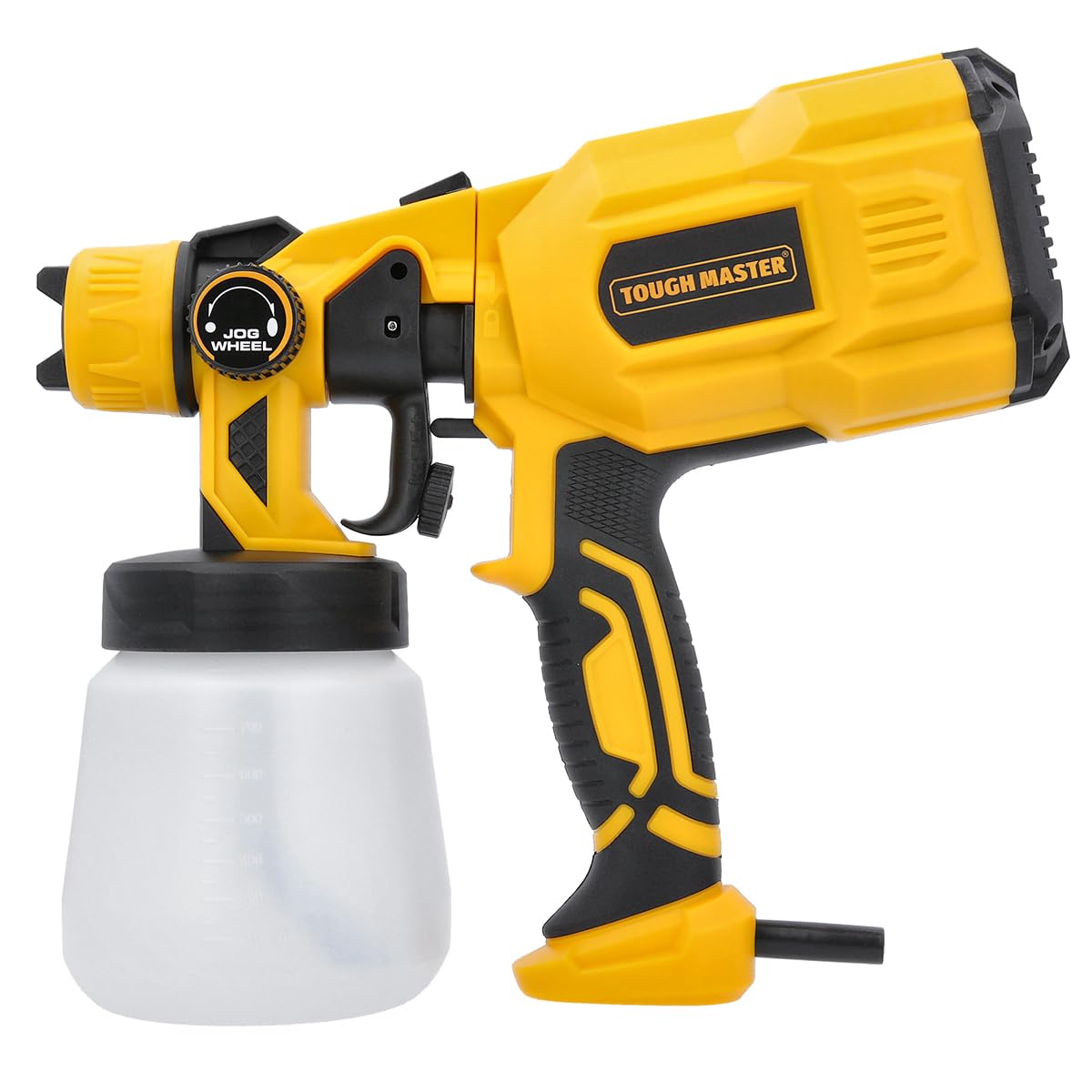 TOUGH MASTER Paint Sprayer 550W Electric Corded HVLP Spray Gun For Furniture, Cabinets, Fence, Walls, Door, Garden Chairs, 800ML Tank 3 Patterns 1 Copper Nozzle 1.8mm 2 Cleaning Tools