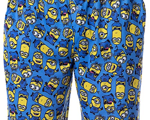 Despicable Me Mens' Minions 1 In A Minion Raglan Sleep Pajama Set4
