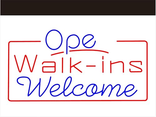 Miniatura 2 de Letrero de luz de neón de barra abierta Walk-ins de bienvenida de doble color LED rojo azul X lámpara neón como letreros para decoración de pared