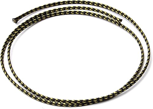 Miniatura 13 de Othmro Fundas de cable trenzadas flexibles de PET de 16.4 pies de longitud, 0.62 pulgadas de ancho, fundas de malla de alambre flexibles para TV,