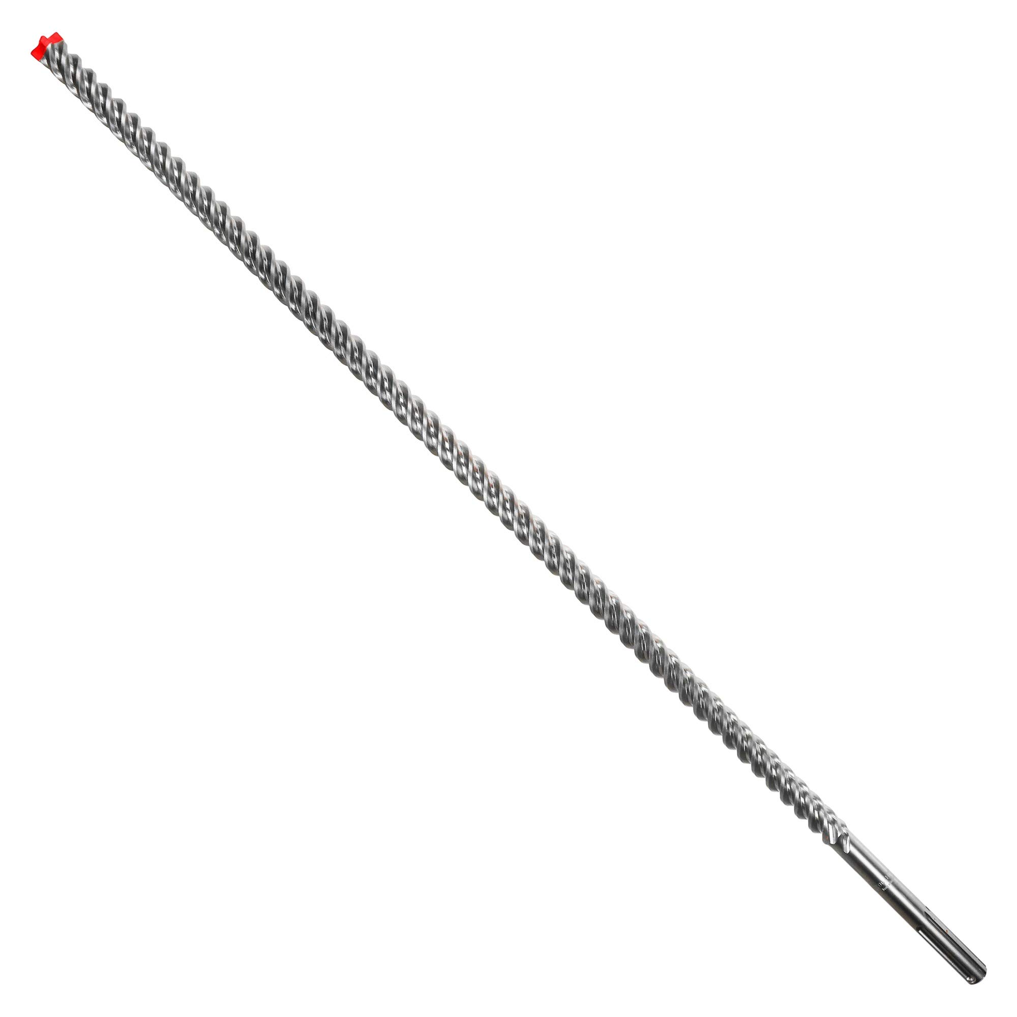 Diablo Rebar Demon SDS-Max 4-Cutter Full Carbide Head Hammer Drill Bit with Tri-Metal Fusion Welding - 7/8" Diameter, 36" Length, 31" Working Length - DMAMX1200