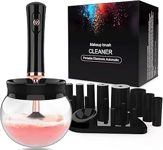 ENLIWISH Makeup Brush Cleaner Dryer Super - Effortless Makeup Brush Cleaning - Electric Brush Cleaner and Dryer for Fast, Hygienic Results