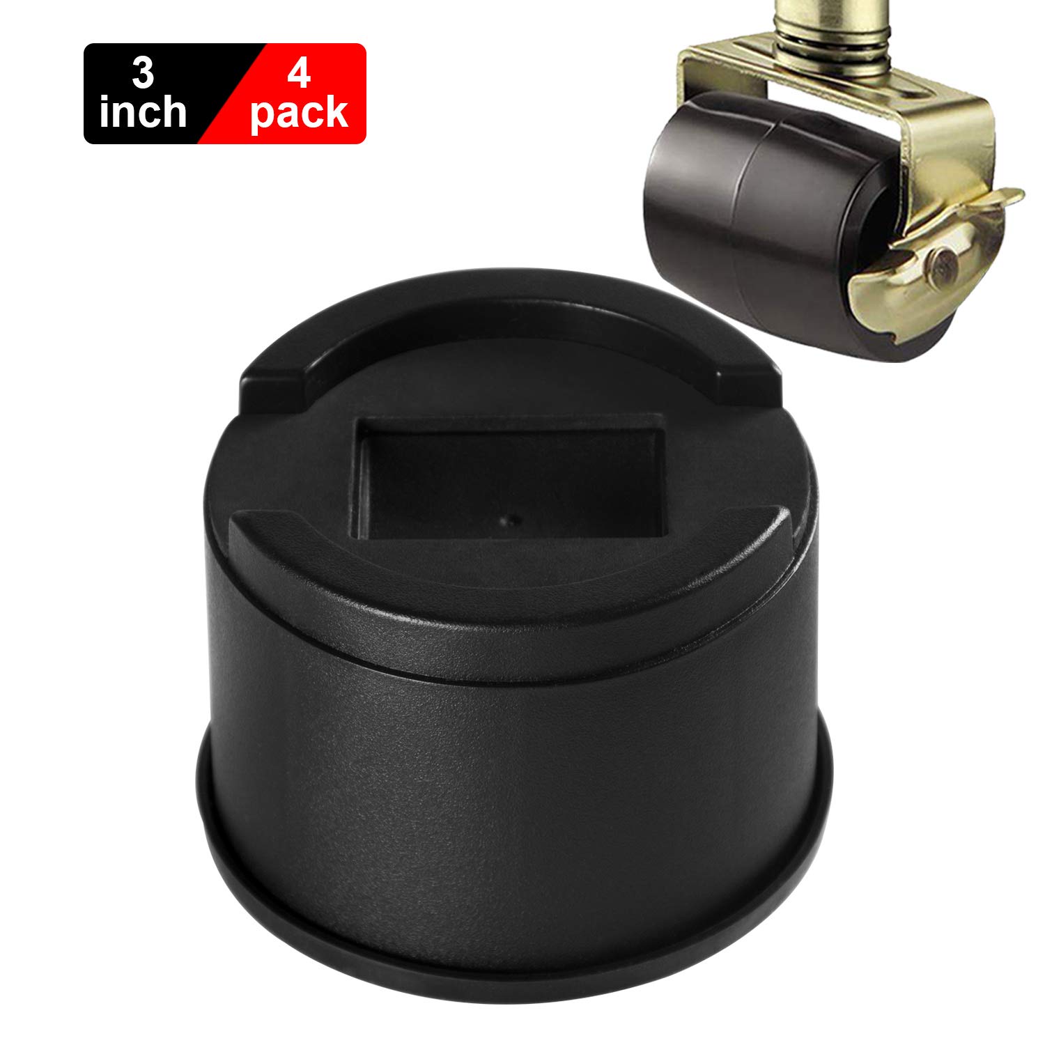 Buy BTSDhome Round Bed and Furniture Risers 3 or 6 Inch Heavy Duty