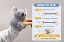 Morsika Cute Animal Fur Plush Slap Wristband for Kids -Soft Toy Bracelet, Adjustable Snap Band for Boys & Girls gallery image