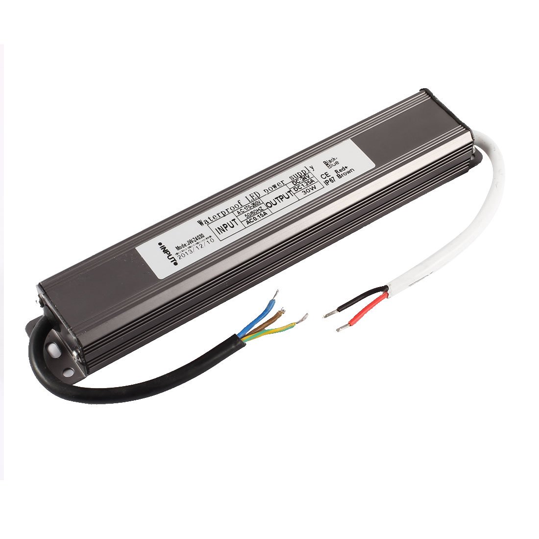 transformateur, Conducteur LED en Aluminium étanche IP67, Puissance AC 170-260V DC 24V 1,25a 30W