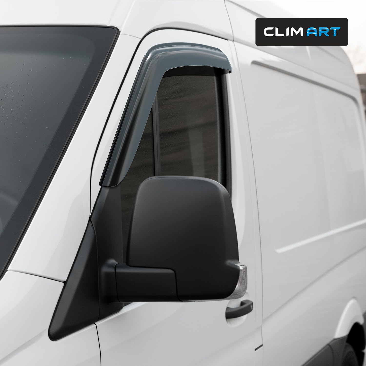CLIM ART Deflektory kompatybilne z Mercedes Sprinter 19-26 Naklejana 2 szt