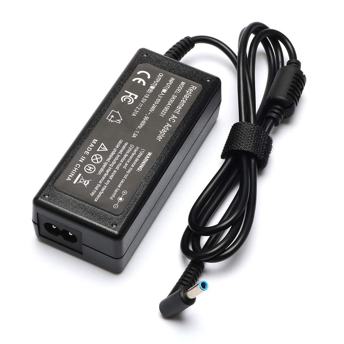 45W Replacemetn Charger for HP 15 Laptop 15-AF131DX 15-AU030WM 15-AU018WM 15-AY009DX 15-AY103DX 15-BA009DX 15-BA079DX 15-BS015DX 17-BS011DX 17-BS049DX Power Supply Cord