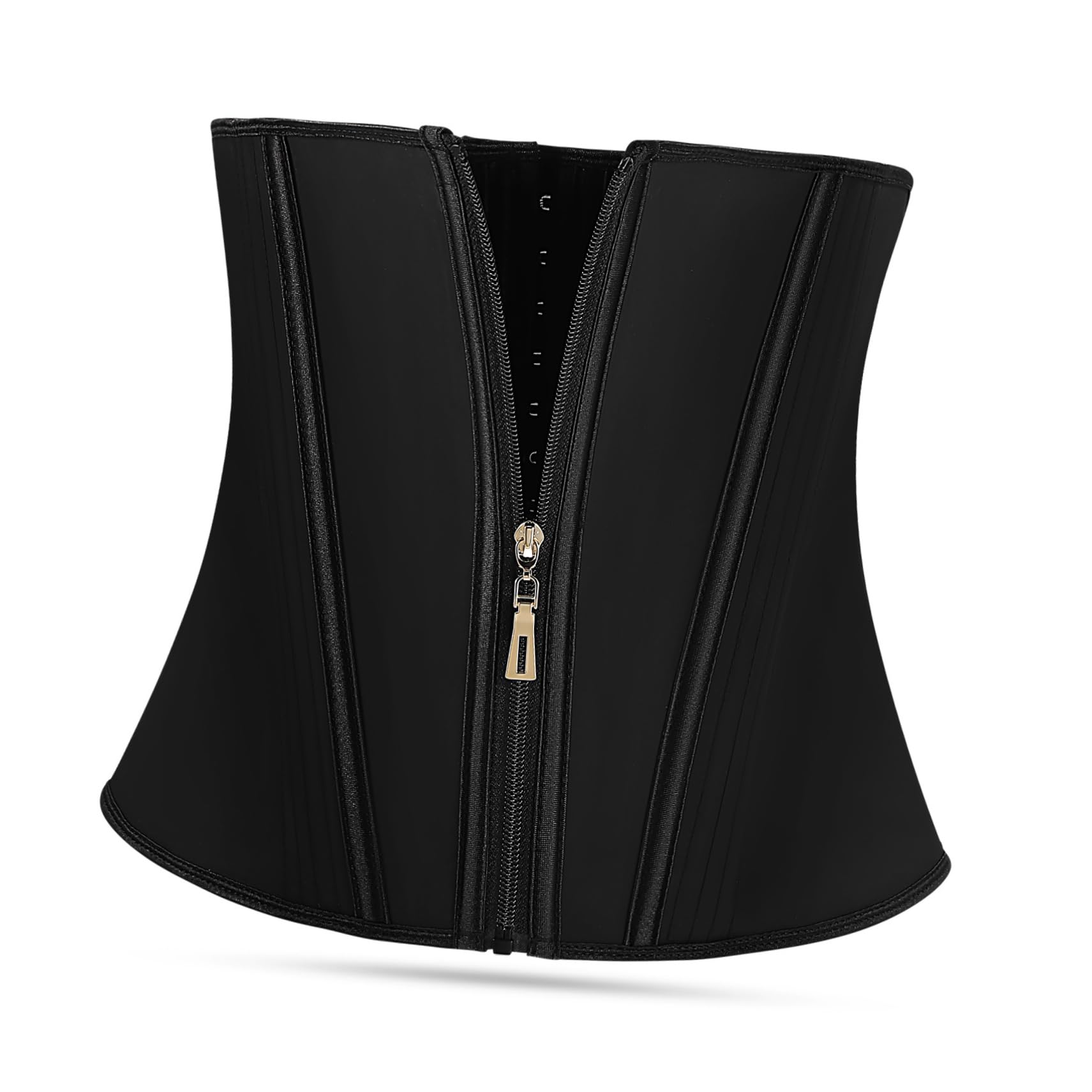 CALLARON Corsé Moldeador para Mujer con Cremallera, Entrenador de Cintura con Control de Abdomen, Body Shaper Ajustable Costuras, Adecuado para Uso Diario Ropa
