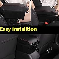 Vista 10 de Para Nissan Juke Consolas Apoyabrazos Caja de Almacenamiento de Doble Capa con 3 Puertos USB