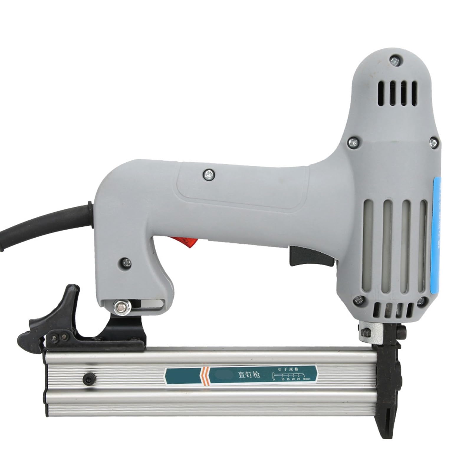 Brad Nailer Kit, Pistola Grapadora Eléctrica para Clavos, Acepta Clavos para Marcos de 0,2 a 1,18 Pulgadas