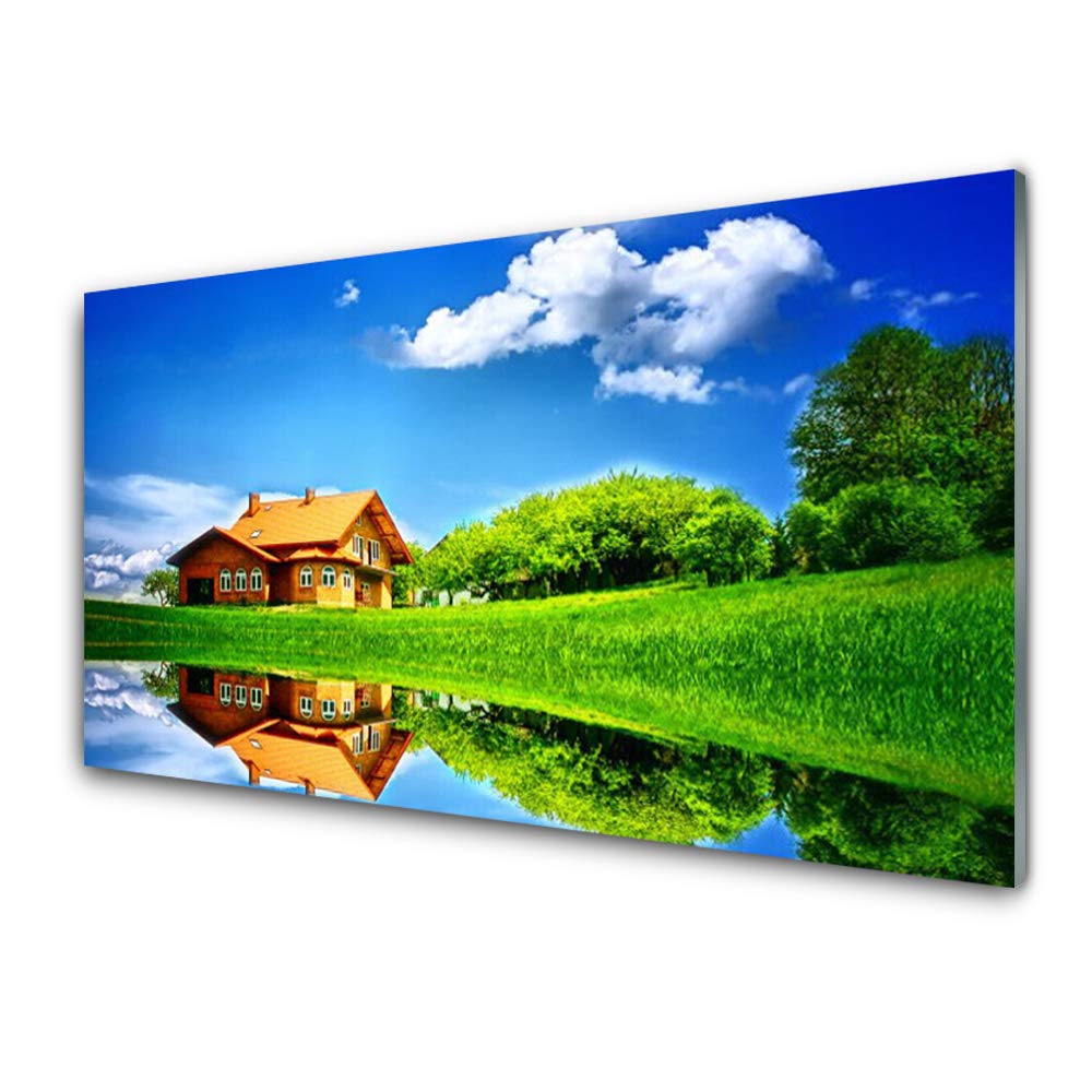 Tableau en verre Tulup 100x50cm idéal pour illuminer le salon d'une atmosphère nature